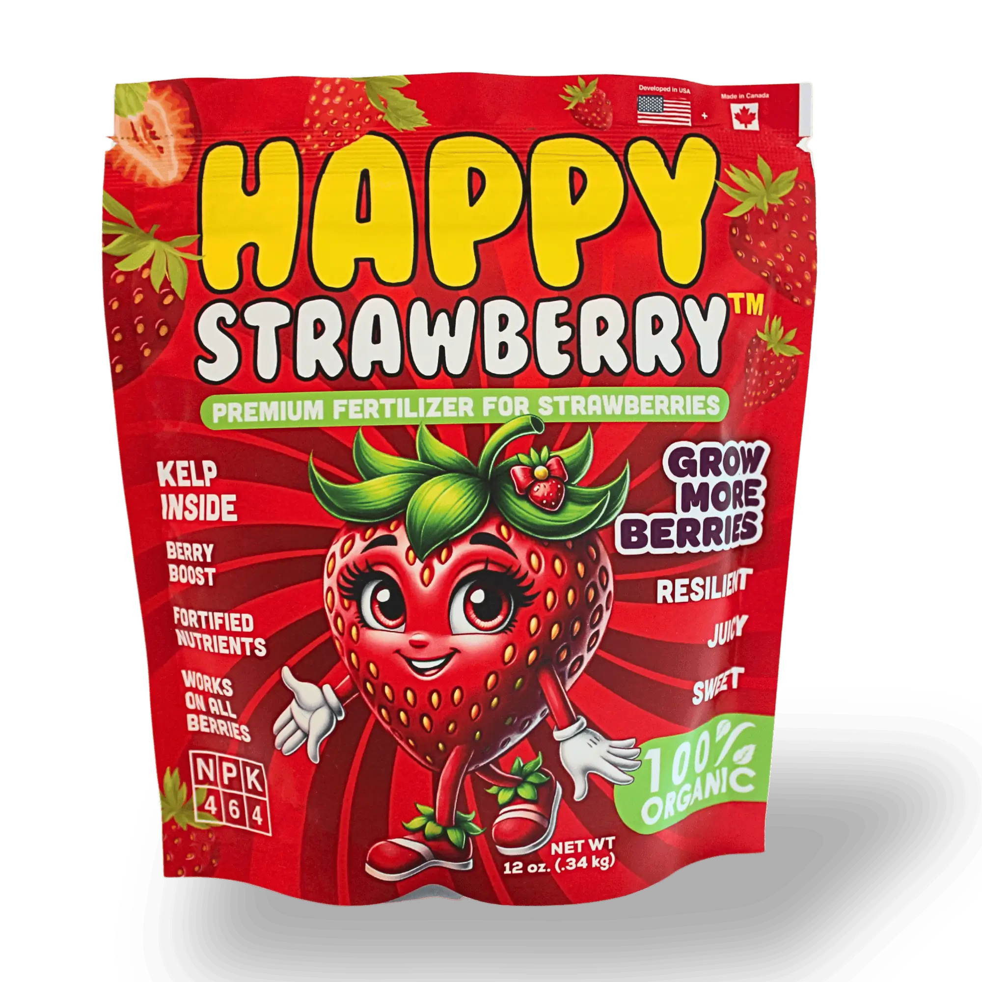 best fertilizer strawberry plants Happy Strawberry Fertilizer Organic Premium Fertilizer for Strawberrie – Happy Nutrients