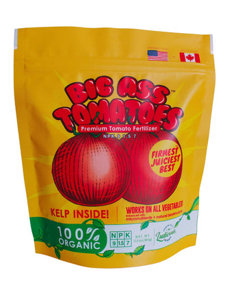 Tomato Fertilizer by BigAss Fertilizers for Tomatoes - 100% Organic (12 oz pouch)