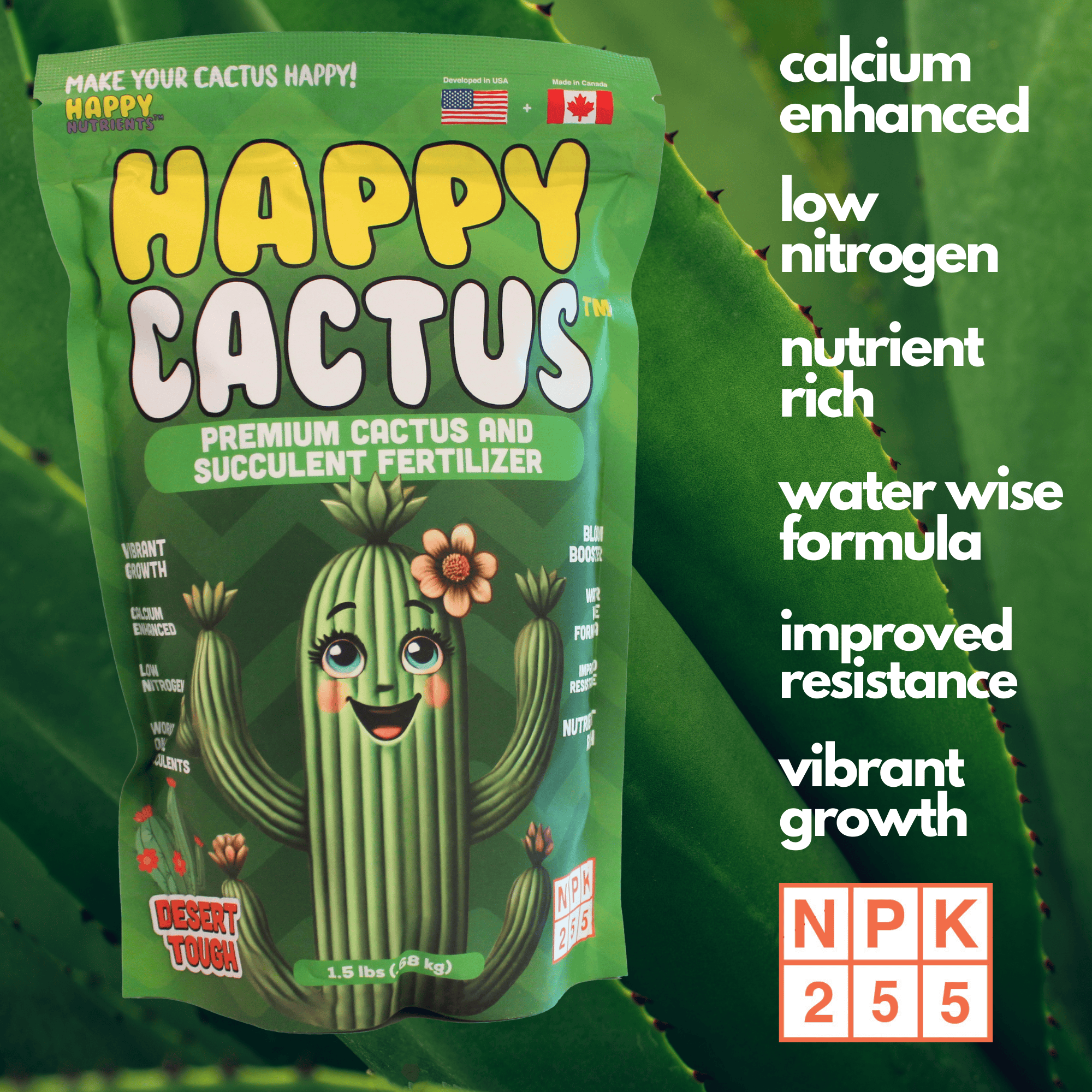 cactus and succulents fertilizer Happy Cactus Fertilizer – Low Nitrogen Fertilizer for Cactus Plant & S – Happy Nutrients