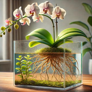 Can orchids grow in water?