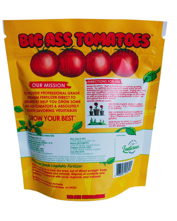 Tomato Fertilizer by BigAss Fertilizers for Tomatoes - 100% Organic (12 oz pouch)