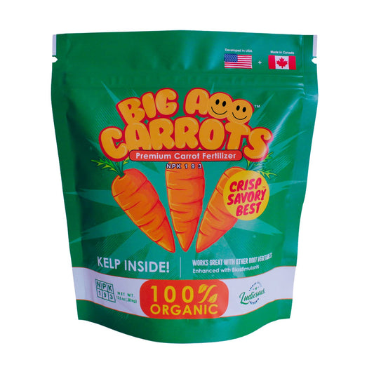 Fertilizer for Carrots by BigAss Carrot Fertilizer - 100% Organic (12 oz pouch)