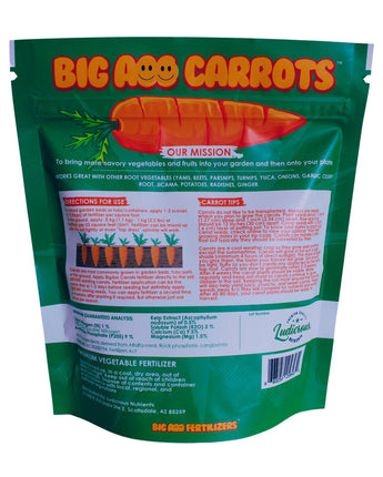 Fertilizer for Carrots by BigAss Carrot Fertilizer - 100% Organic (12 oz pouch)