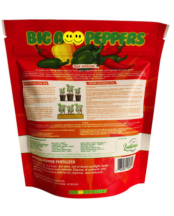 Fertilizer for Peppers by BigAss Pepper Fertilizer – 100% Organic (12 oz pouch)