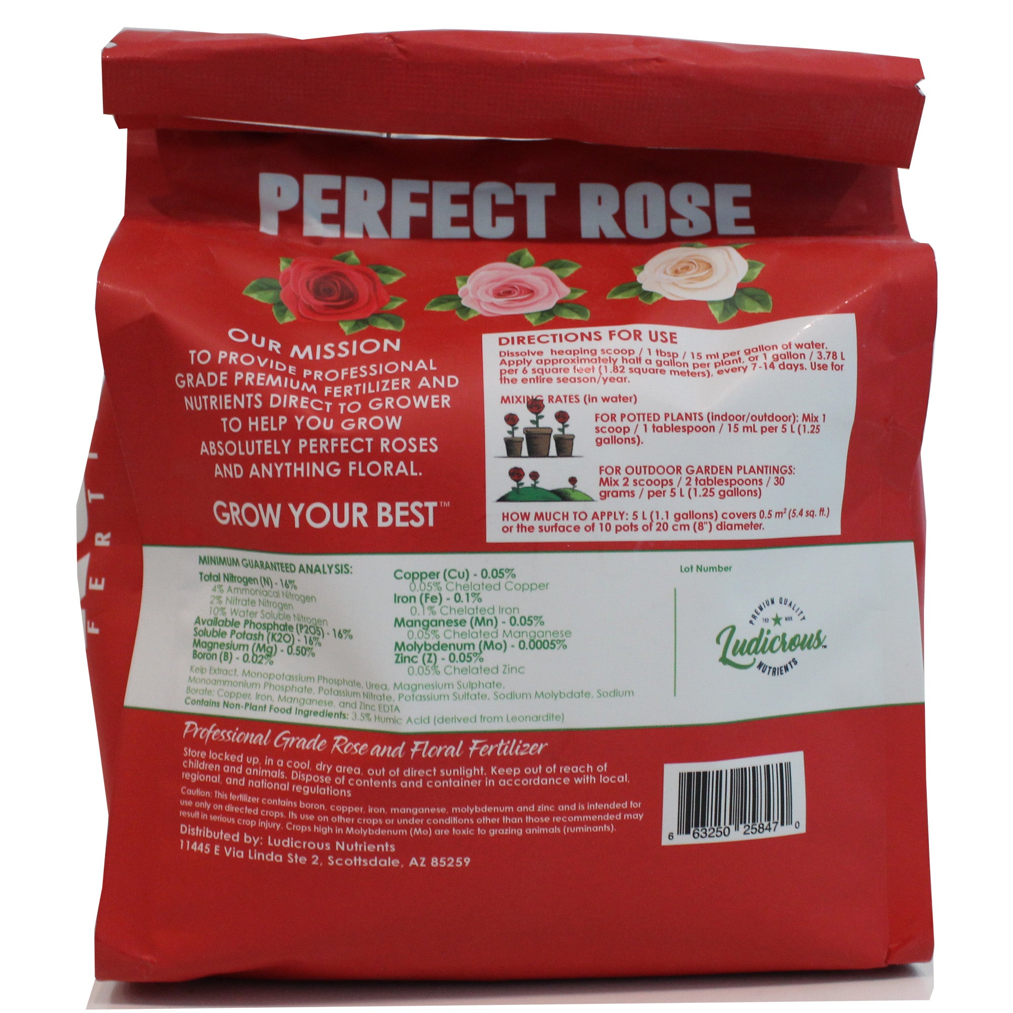 Rose Fertilizer by Perfect Rose Fertilizers - 12 oz pouch – Happy Nutrients