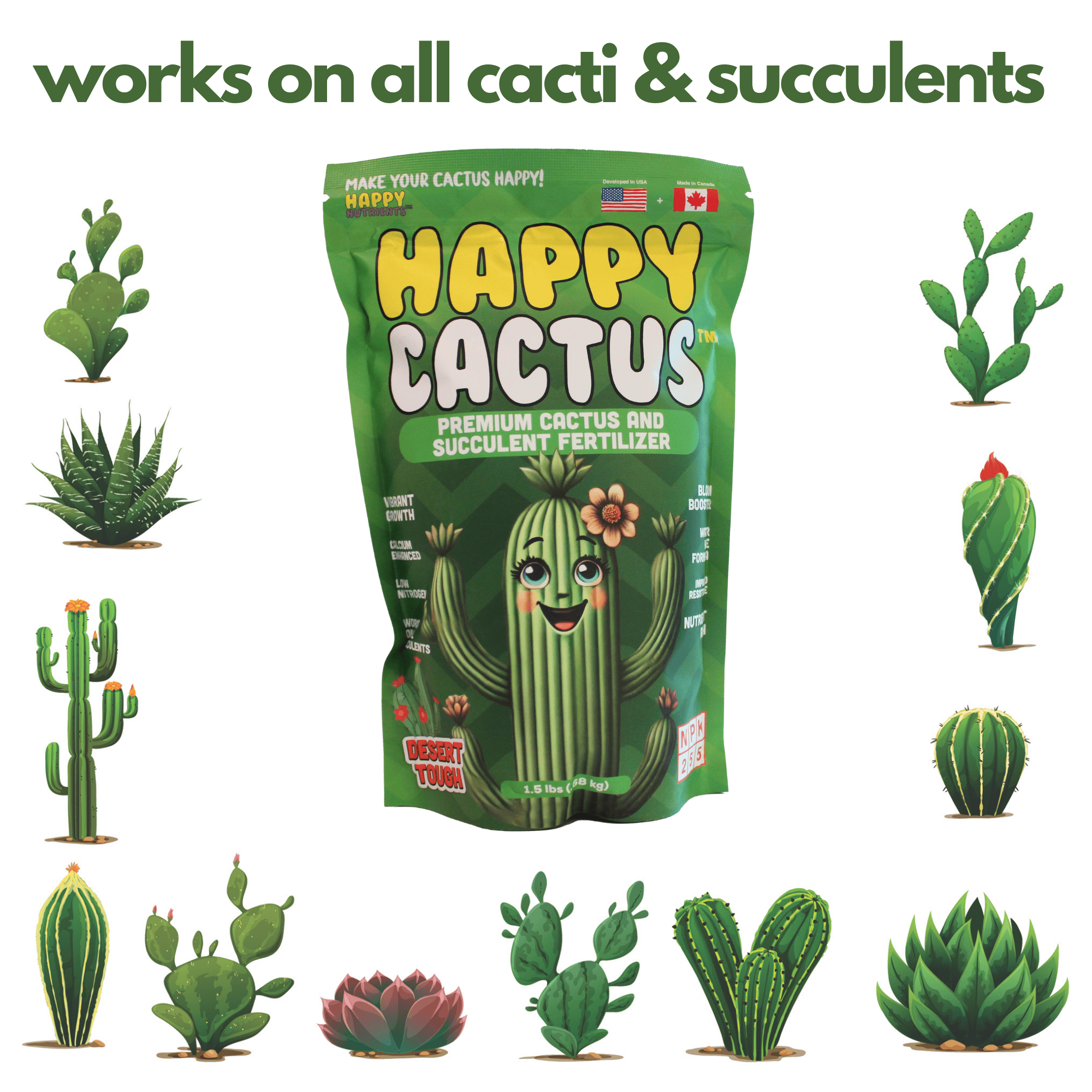 fertilizer for cactus and succulents Happy Cactus Fertilizer – Low Nitrogen Fertilizer for Cactus Plant & S – Happy Nutrients